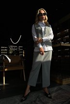 Юбка макси из мягкого твида Grey - фото 118724