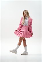 Юбка-плиссе из твида Rose - фото 118748