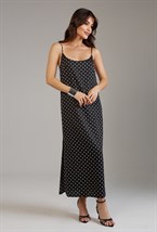 Платье-комбинация в горох - фото 118811