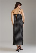 Платье-комбинация в горох - фото 118812