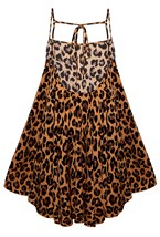 Платье-сарафан леопард - фото 118835