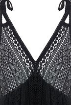 Мини-сарафан из хлопка на завязках - фото 118850