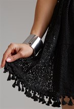 Мини-сарафан из хлопка на завязках - фото 118864