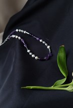 Чокер аметистовая луна - фото 118909