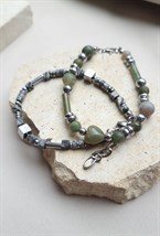 браслет болотное сердце - фото 118926