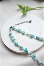 Колье лазурная лагуна - фото 118979