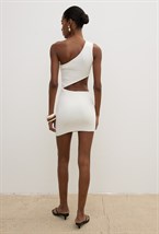 Платье с разрезом на талии - фото 118992