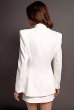 Жакет с острыми плечами - фото 119086