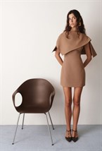 Мини-платье с оборками - фото 119664