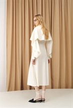 Макси-платье с оборками - фото 119668