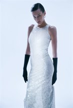 Платье макси с пайетками - фото 119682