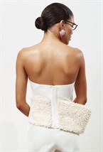 Льняной корсетный топ - фото 119717