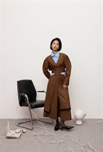 Топ с кожей - фото 119732