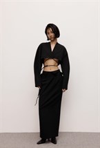 Кроп топ из льна - фото 119736