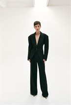 Широкие шерстяные брюки - фото 119787