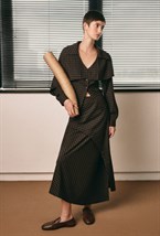 Асимметричная хлопковая юбка - фото 119844