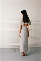 Юбка с разрезом - фото 119849