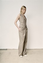 Двойной льняной жилет - фото 119907