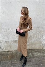 Платье из твида на пуговицах - фото 120081