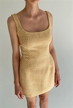 Платье-сарафан из твида - фото 120091