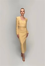 Юбка-карандаш из твида - фото 120103