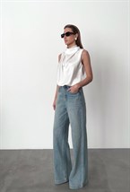 Топ из атласа - фото 120120