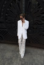 Брюки из кружева - фото 120201