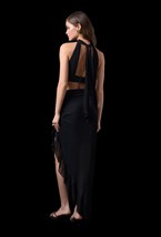 Черная юбка с воланами - фото 120271