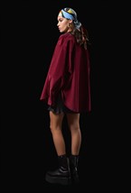 Бордовая рубашка из вельвета - фото 120425