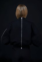 Денимовый бомбер - фото 120862