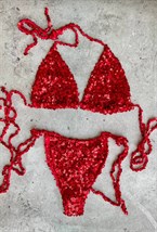 Вязаный купальник - фото 120986