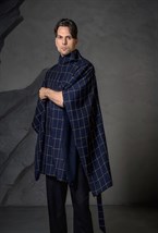 Пончо в клетку - фото 121621