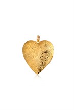 Medium Heart Gold Pedant - фото 122230