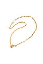 Bug Chain Gold Necklace - фото 122270