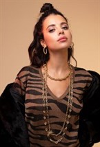 Bug Chain Gold Necklace - фото 122271