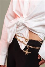 Bug Chain Gold Necklace - фото 122272