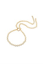 Round Chain Gold Belt Necklace - фото 122275