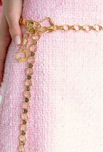 Round Chain Gold Belt Necklace - фото 122276