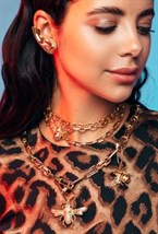 Fly Symbol Chain Necklace Gold - фото 122282