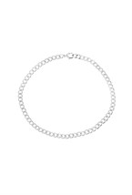 Choker from the chain Rhodium - фото 122376