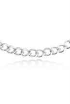 Choker from the chain Rhodium - фото 122377