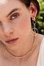 Choker from the chain Gold - фото 122396