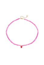 Choker with Strawberry pendant Gold - фото 122412