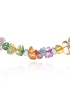 Choker made of multicolored sugar quartz with hematite - фото 122446