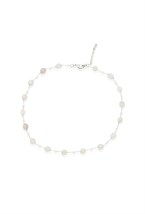 Choker Pink Quartz and Pearls - фото 122460