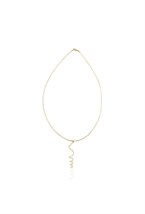 Gold Plated Choker with Spiral Symbol - фото 122464
