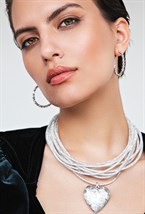 Soft Shiny Choker Silver - фото 122496