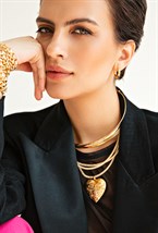 Soft Shiny Choker Gold - фото 122499