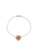 Pearls Camelia Gold Choker - фото 122512