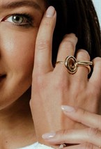 Ring with a Circle symbol Gold - фото 122531